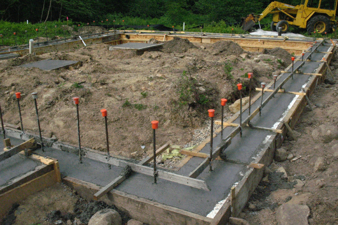 Concrete footings in Novato, CA